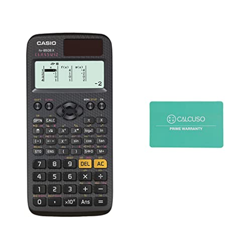 Calculatrice Scientifique Casio FX-85DE CW ClassWiz - Écran Naturel 192x63 Points, Fonctions Avancées, Alimentation Solaire